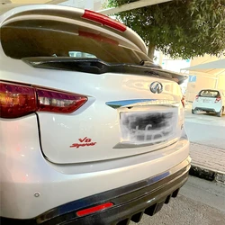 For Infiniti QX70 FX35 FX37 carbon fiber/ FRP SPOILER  tail wing middle wing top wing trunk Rear Bumper Diffuser Lip Spoiler