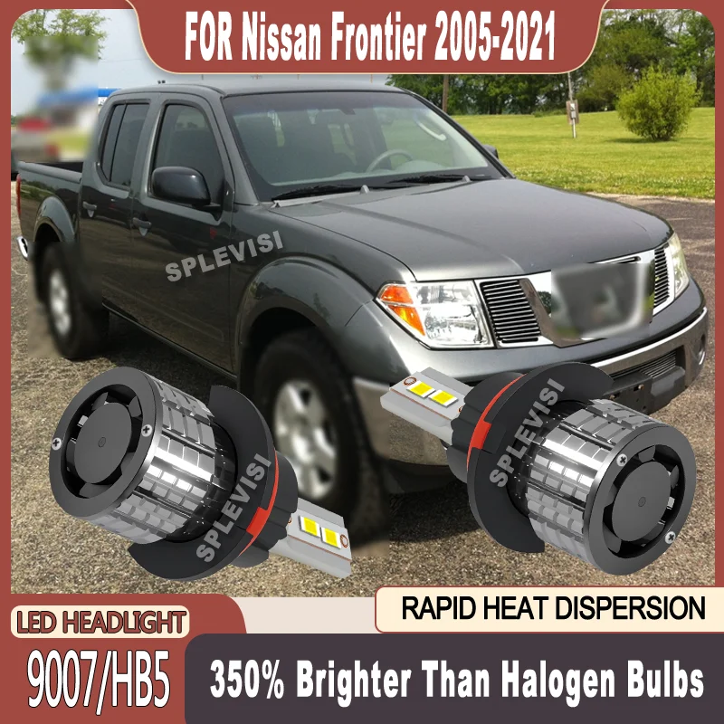 Rapid Heat Dissipation Enhanced Night Driving Safety 9007 LED Headlight For Nissan Frontier 2005 2006 2007 2008 2009 2010-2021