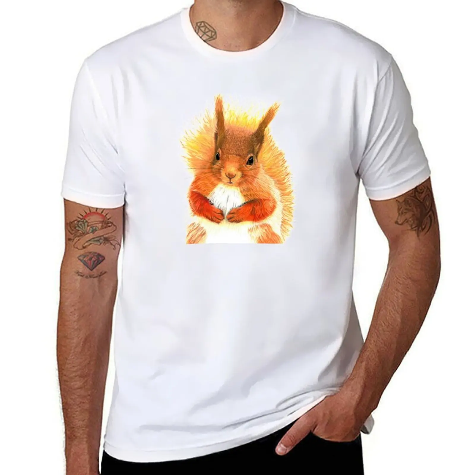 

Rusty the Squirrel - red squirrel art nursery nursery range T-Shirt
