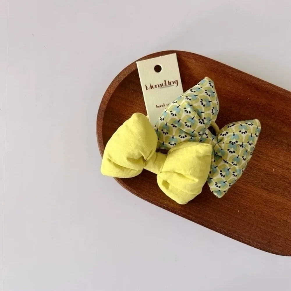 

Fashion Floral Printed Hair Bands Cotton Elastic Band Ponytail Holder Hair Tie Children