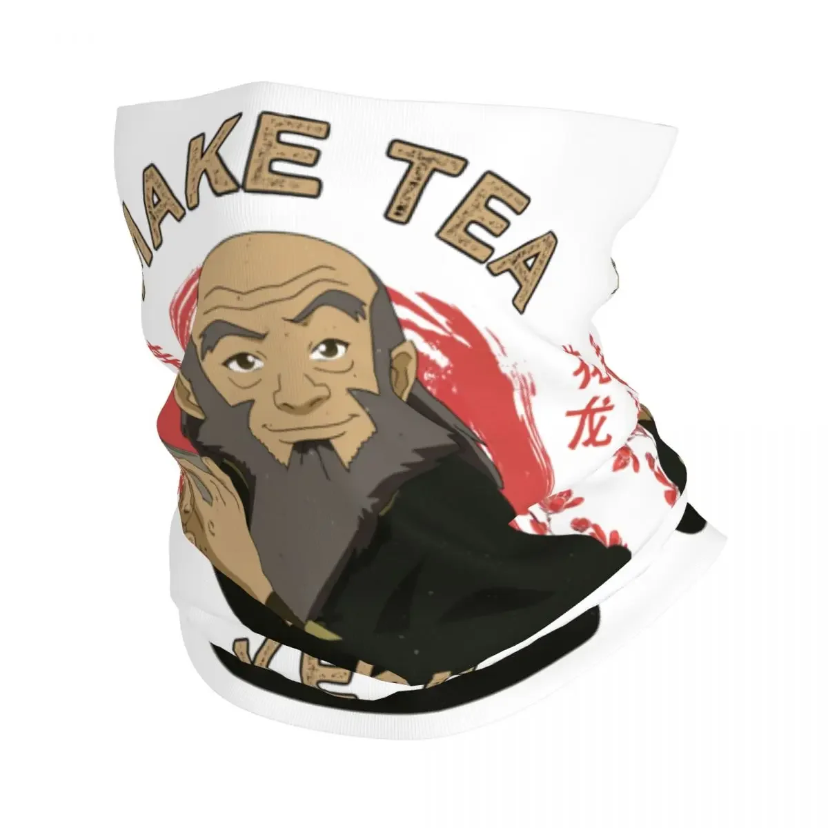 The Last Airbender Bandana Neck Cover Printed Iroh Make Tea Not War Balaclavas Face Scarf Warm Headwear Running Adult Winter