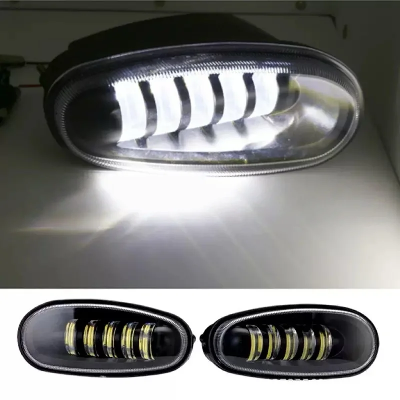 2PCS New Russian Edition LED Fog Lights Automotive LED Daytime Running Lights Headlights Suitable for Daewoo Chevrolet Lanos Sen