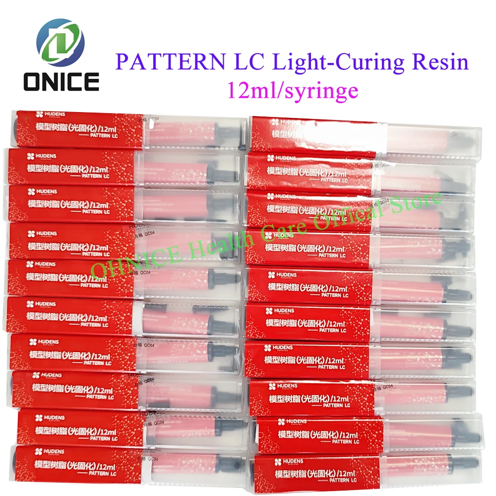 Dental Lab Pattern LC Light Curing Model Resin For Jig Crown Bridge Inlay Onlay Dental modeling Materials 12ml/syringe