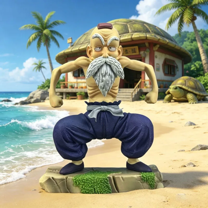 

Dragon Ball Z Master Roshi Model Anime DBZ Kame Sennin Action Figure SSJ Figurine Toys 18cm GK Statue Figuras Ornament Gift
