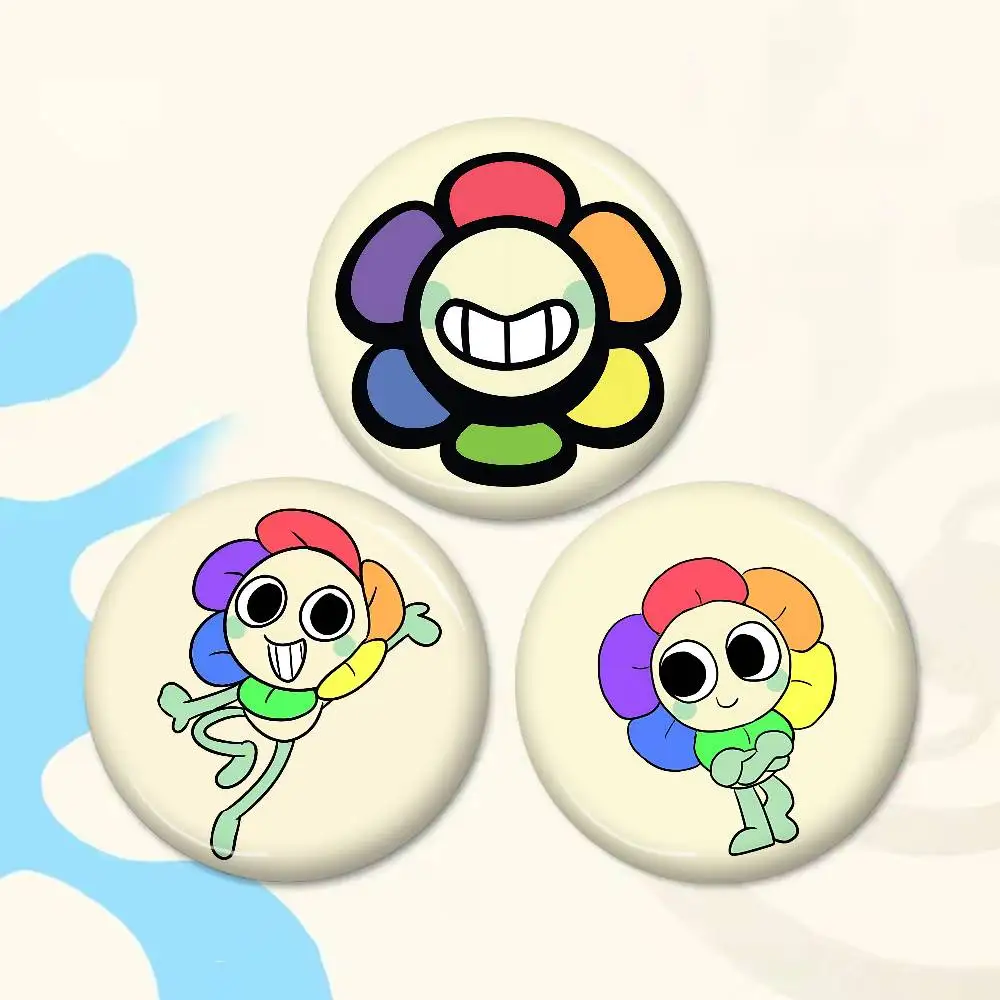 Cartoon Anime D-Dandys W-World Dandy Manga Soft Button Pin Round Metal Badge Lapel Pin Parts Gift Friends Kid Jewelry - view 4