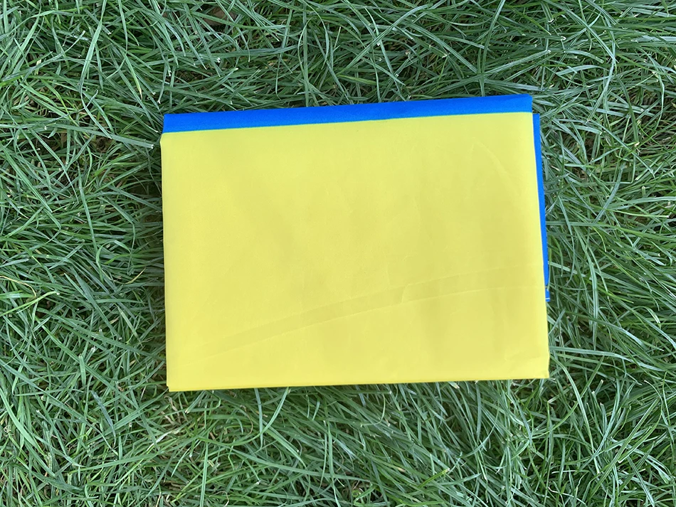 （TIKI FLAG）90*150cm Ukraine Flag polyester fiber Light-weighted National Country flag for home decoration