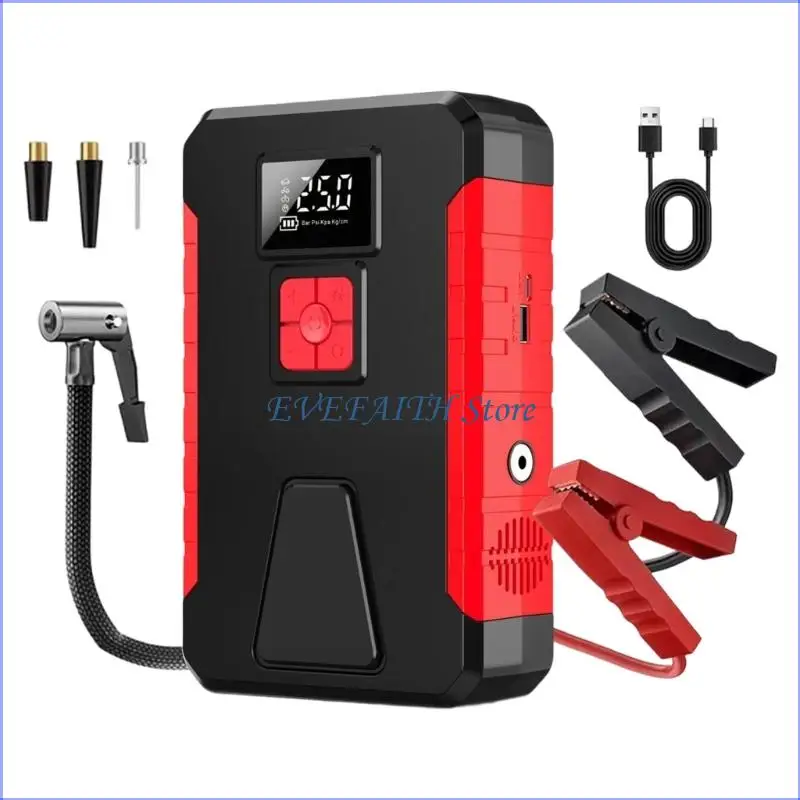 124B Multifunction Reliable 12V Portable Jump Starter For Dead Car Battery Jump Start