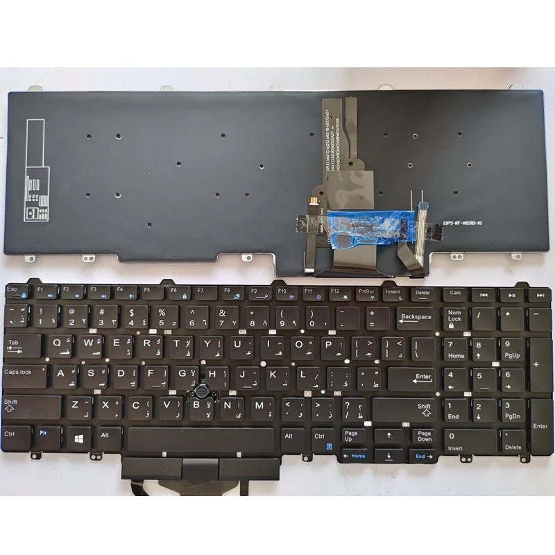 Ar Laptop-Tastatur für Dell Breitengrad e5550 e5570 m3510 m7510 m7720 m7520 15 3510 7510 Hintergrund beleuchtung