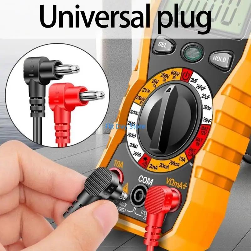 F92C Test Leads Current Voltmeter Tester Wire Electric Test Probe Digital Multimeter Probe Wire Pen Cable Set Test Needle Pin