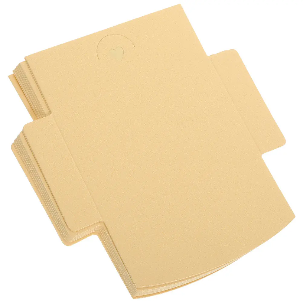 

40Pcs Gold Heart Small Paper Envelopes Elegant Invitation Envelopes for Wedding Birthday Cards Thank You Notes