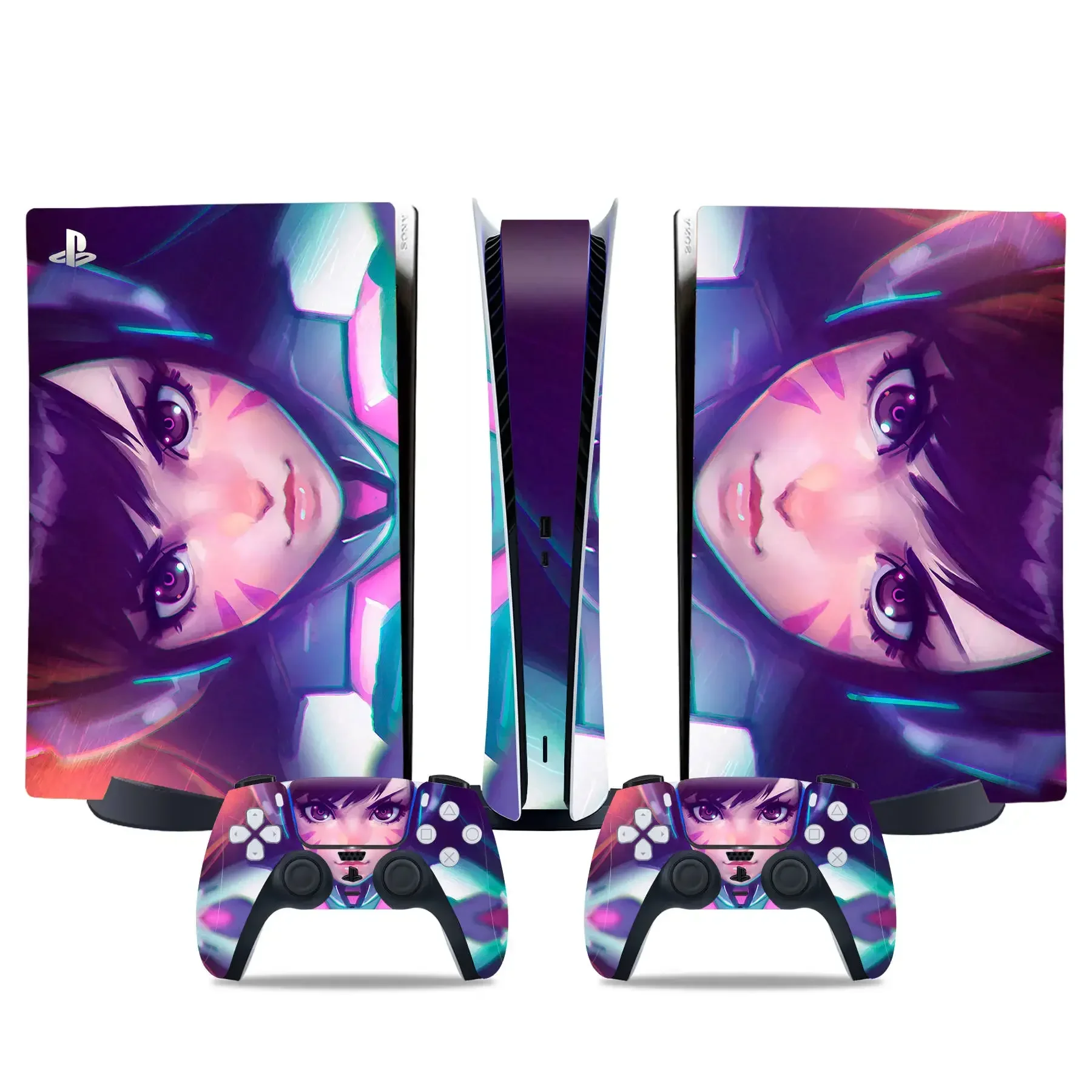 girls new game Colorful design custom skin for ps5 digital vinyl decal skin sticker