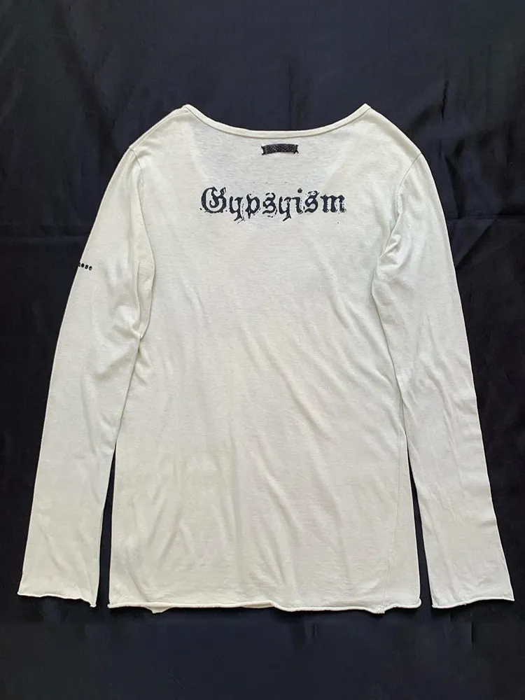 LGB 00SS Pioneer Visual Department Medieval Retro Rare Printed Long Sleeve T-Shirt