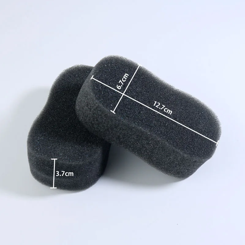 10Pcs Soft Sponge Hair Brush for Shaving & Styling