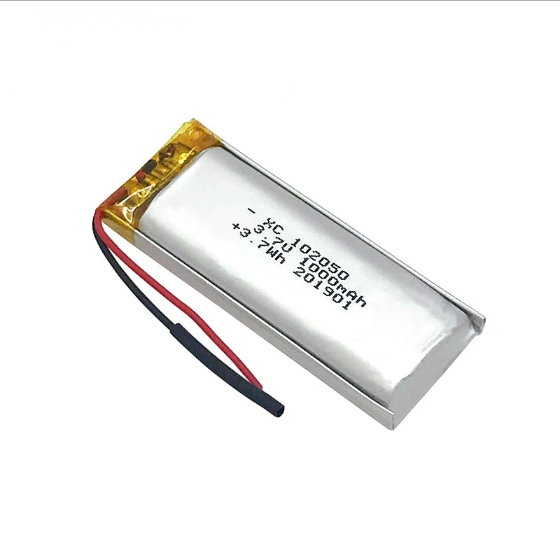 102050 Li polymer battery 1000mAh Suitable for 3.7V electric tools, electrical appliances, toys, etc