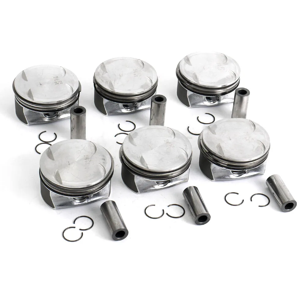 6x Piston & Ring 92.9mm Φ22mm 2720308917 2720309717 for Mercedes-Benz CLK350 CLS350 C350 E350 GL450 3.5L V6 4.7L V8 M272 M273