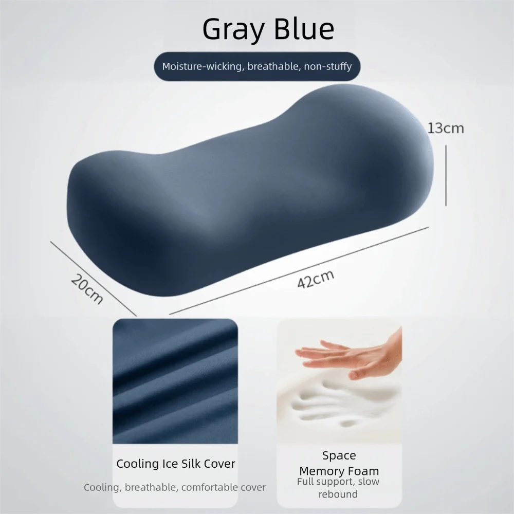 Premium Quality Memory Foam Neck Pillow Lounging Comfort Back Sleeping Support Massage Nap Pillows Multifunction