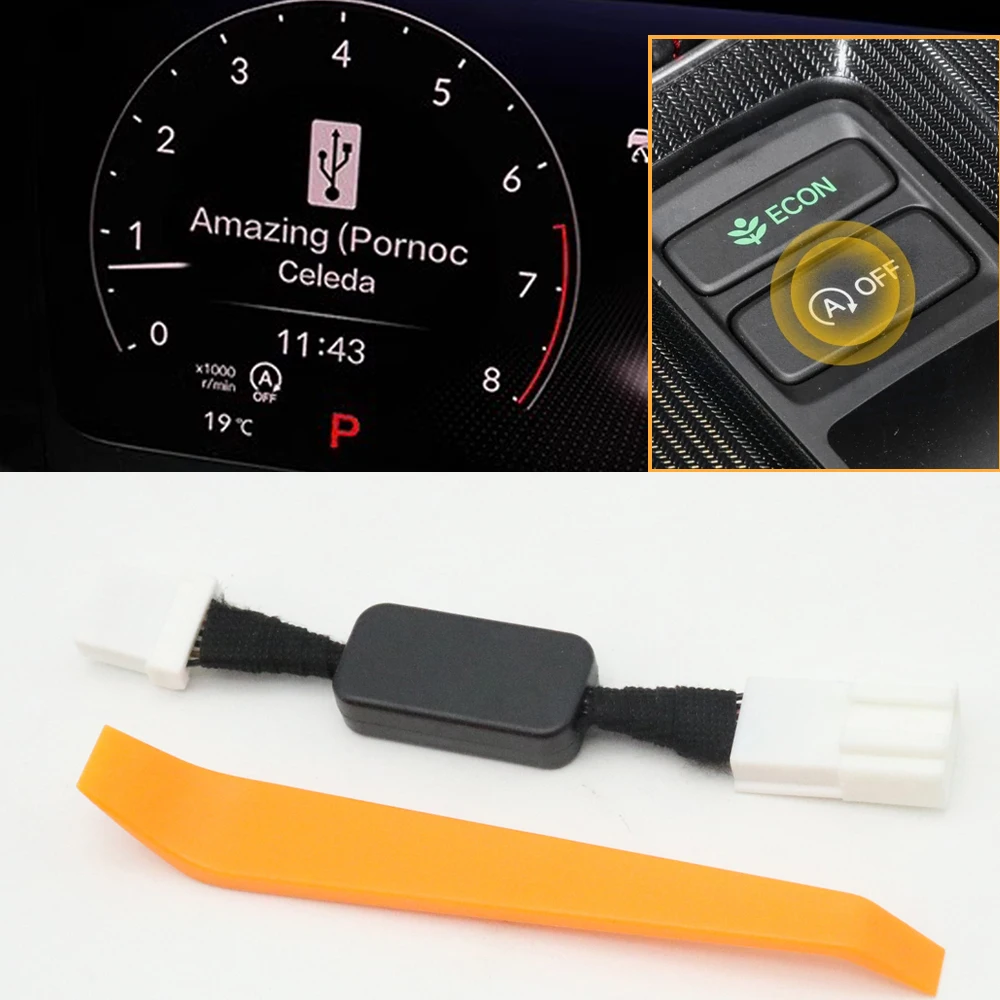 

Car Smart Automatic Canceller Off Closer Stop Start Engine System Plug Cable For Honda Civic 11th 2022-2024