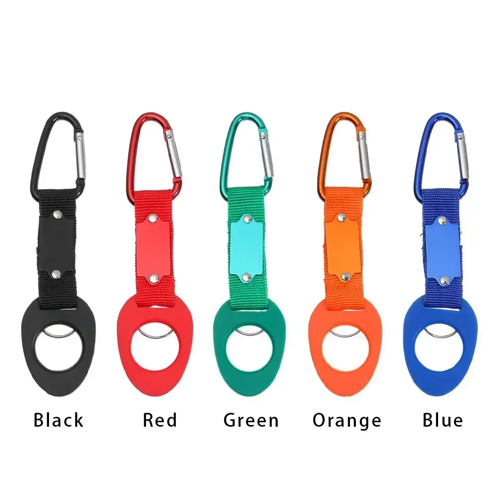 1PC Water Bottle Buckle Backpack Carabiner Portable Hanging Outdoor Drink Bottle Holder Hook Clip Hanger Camping Hiking Tools