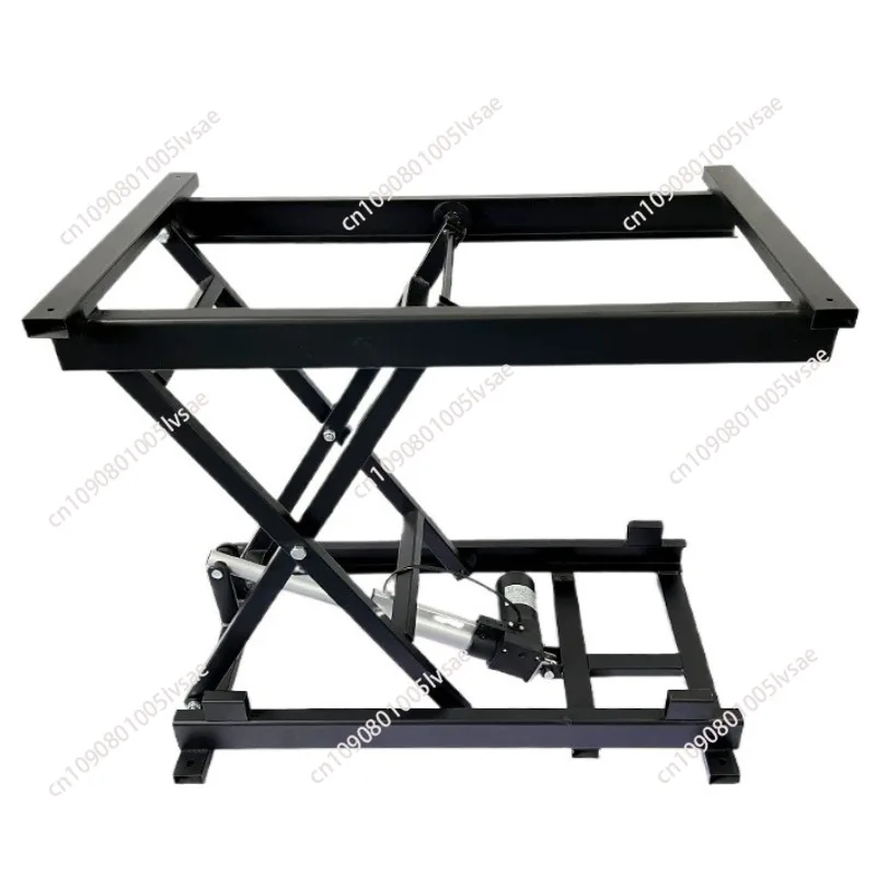 160kg Electric Lift Tea Table Load Elevation Adjustable Platform Remote Control Motor Table Lifting Hardware Folding Iron Frame