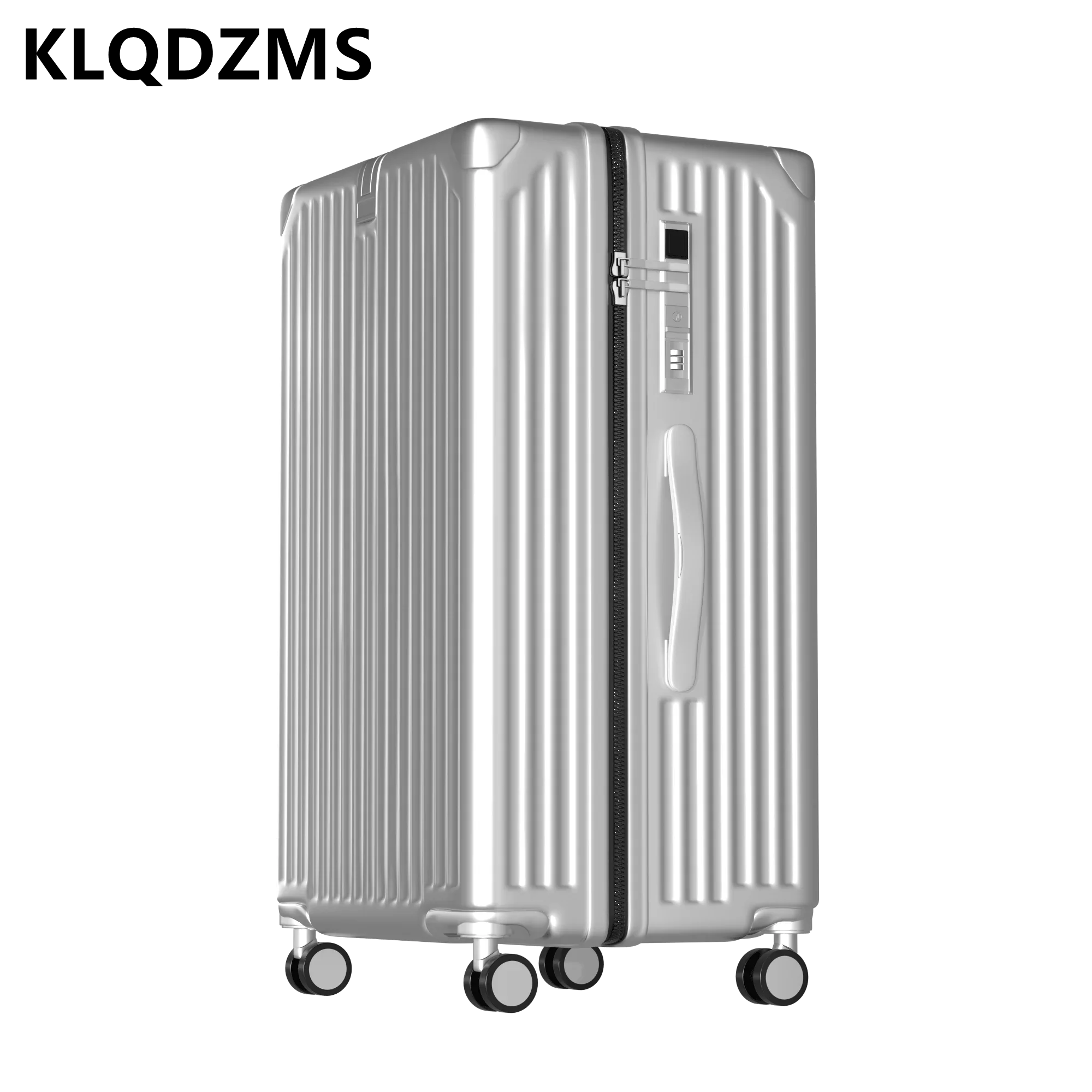 KLQDZMS High Quality Suitcase Thickened Oversized Capacity Trolley Case 24"26"28"30 Inch Suitcase with Wheels Travel Luggage