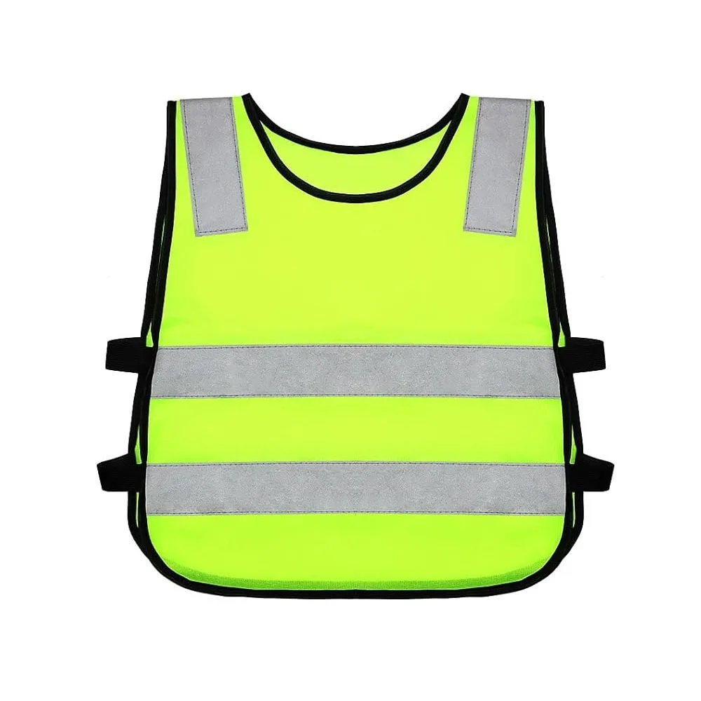 

Outdoor Safety High Visibility Safety Vest Yellow Orange Fluorescent Reflective Vest Children Protective Vest Kids