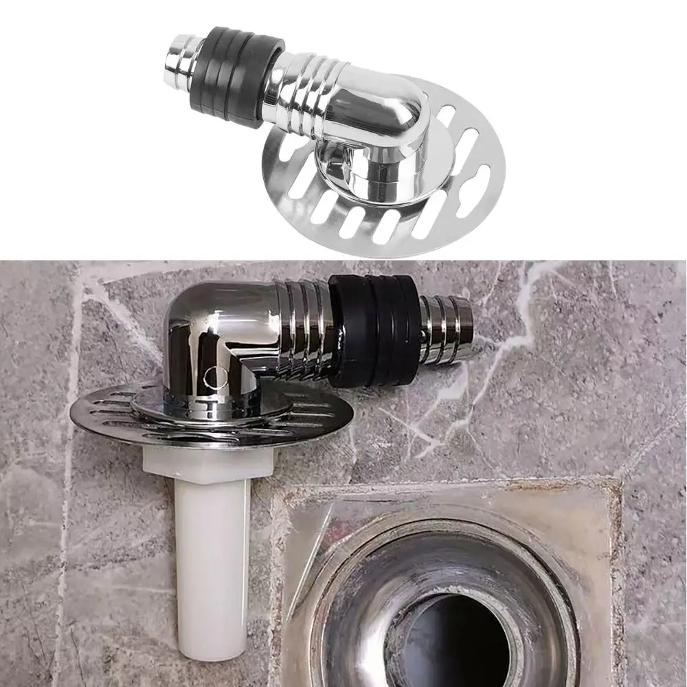 Stainless Steel Floor Drain Cover Odor Prevention Insect Control Drain Joint Double Purpose Hose Adapter Pipe Connector