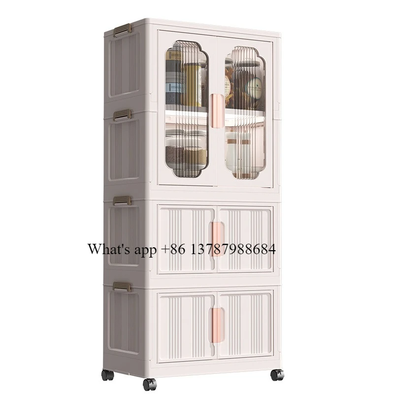 

Утолщенный складной шкаф-органайзер из полипропилена для спальни, вместительный контейнер для хранения детской одежды и игрушек