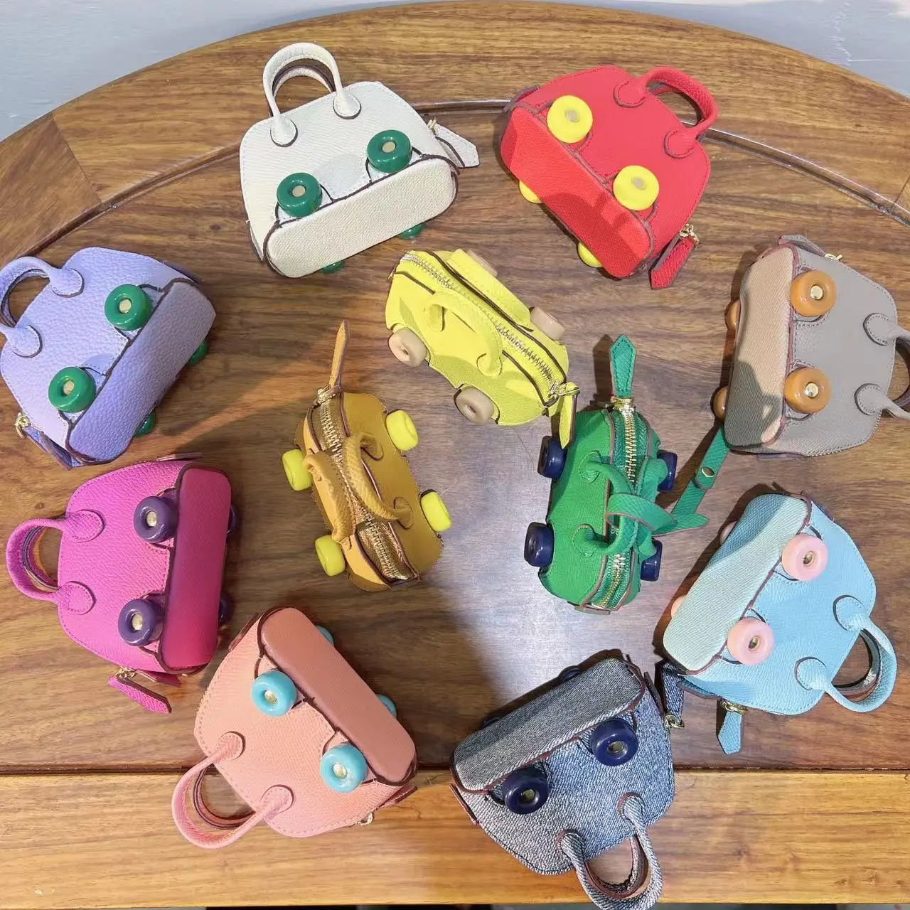 

New Bag Charm For Mini Car Wheel Bag, Decoration Accessory Gift,Headphone Bag, Keychain Bag, Bag Ornament, Coin Purse