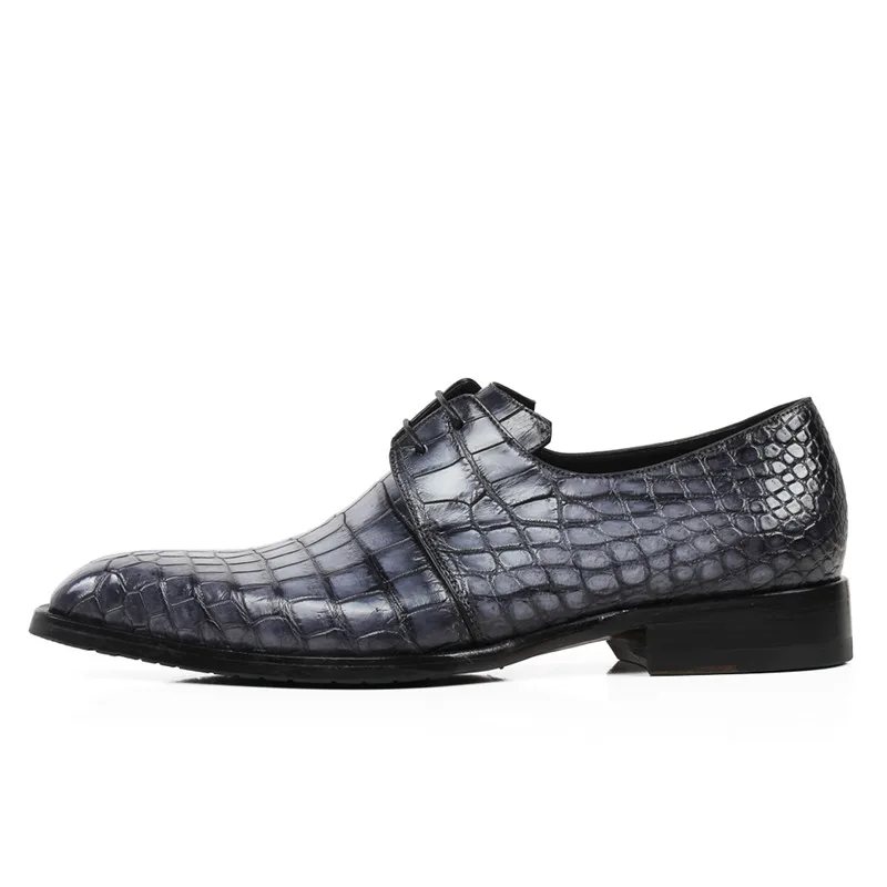 Crocodile Leather Men dress shoes Men's Leather Shoes - Durable, Comfortable, Breathable & Stylish