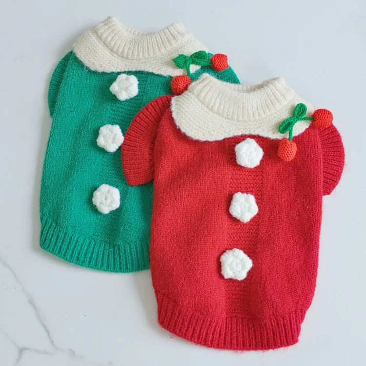 

Cute Cat Dog Sweater Knit Apparel Winter Chihuahua Yorkshire Terrier Pomeranian Maltese Poodle Bichon Schnauzer Dog Clothing