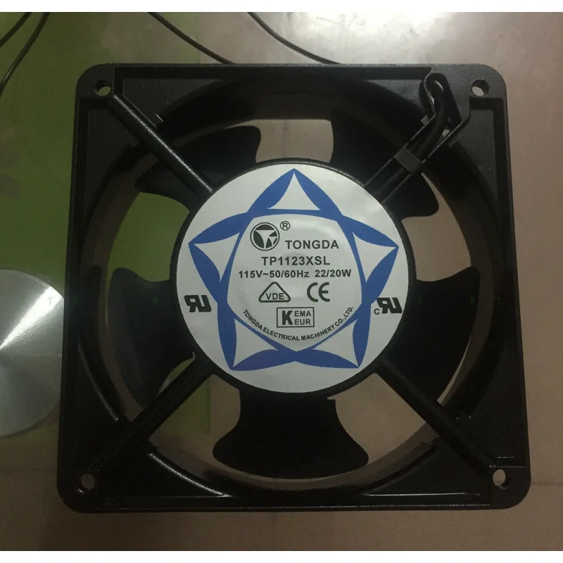 

H для TONGDA 120 мм TP1123XSL 115 В 22/20 Вт вентилятор охлаждения с цельнометаллической рамкой 2850/3150RPM49dBA