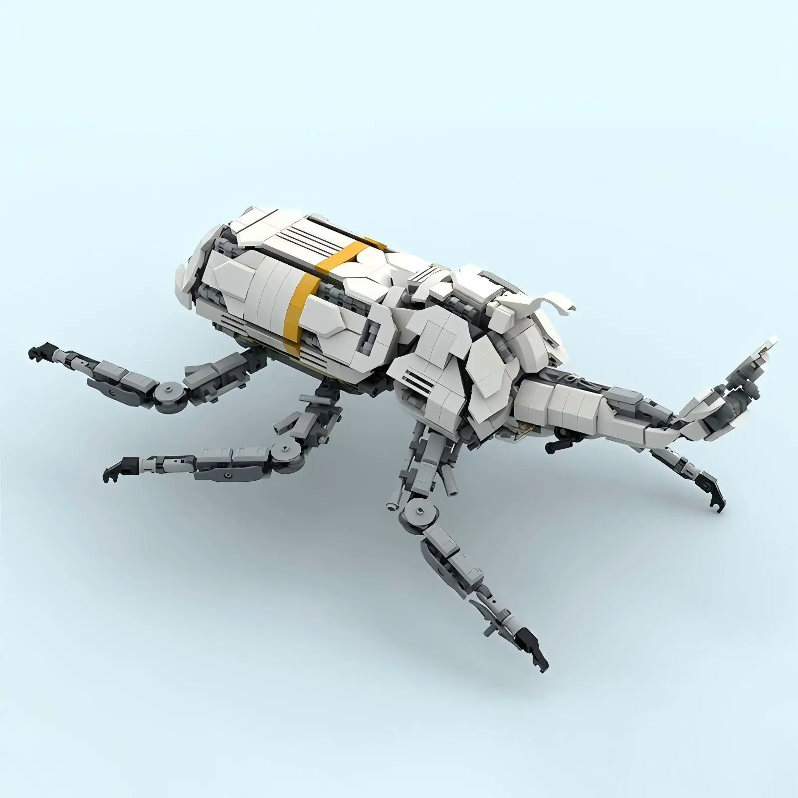 MOC Kreatives Mechanisches Tier-Set: Mantis, Frosch, Skorpion Kombinations-Bausteine DIY Puzzle Montage Spielzeug Geschenk Dekoration – Detail 6