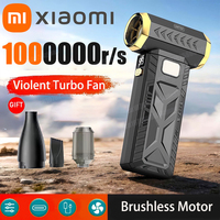 Xiaomi 1000000RPM Violent Fan Electric Powerful Air Blower Portable Dust Cleaner TypeC Charging 55m/s Brushless Turbo Jet Blower