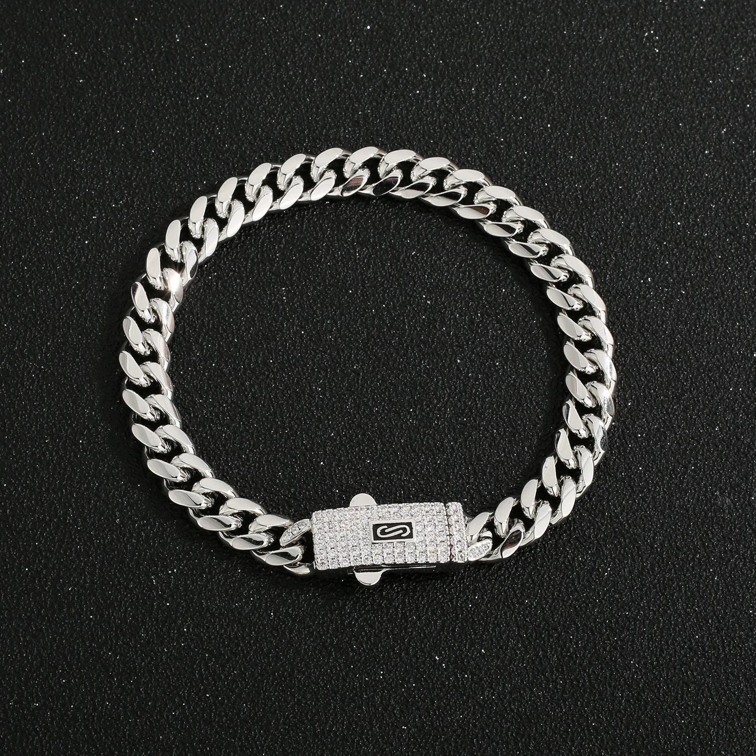 Unisex Hip‑Hop Street Chain Anklet Silver‑Tone Ankle Bracelet Width 4N 6N 8N Length 23cm 25cm Fashion Foot Jewelry for Men Women