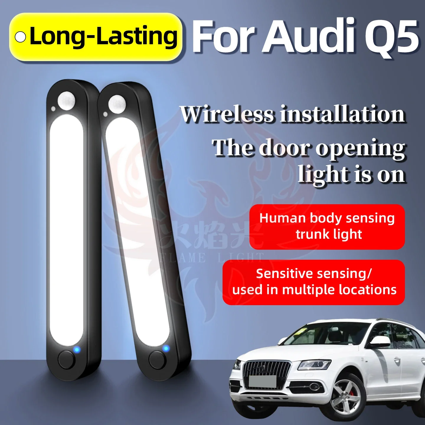 

For Audi Q5 Sensor Light Automatic Truck Lighting LED Magnetic Lamp Auto Ceiling Lamp Bars Dome Lighting High Brightness