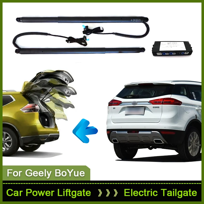 For Geely BoYue 2016~2024 Car Electric Tailgate Lift System Kit Auto Tail Gate Opener Automatic Lifting Rear Door for Trunk