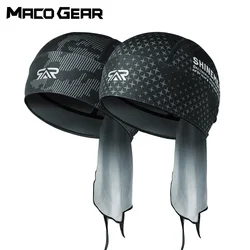 Pañuelo para la cabeza de ciclismo para hombre y mujer, pañuelo de secado rápido para correr, pescar, deportes, casco, forro de pirata, diadema