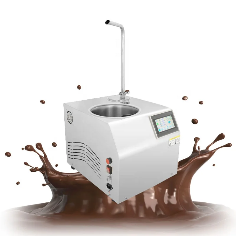 Hot Trends 7L Desktop Touchscreen Chocolate Tap Temper Machine Chocolate Waterfall Machine