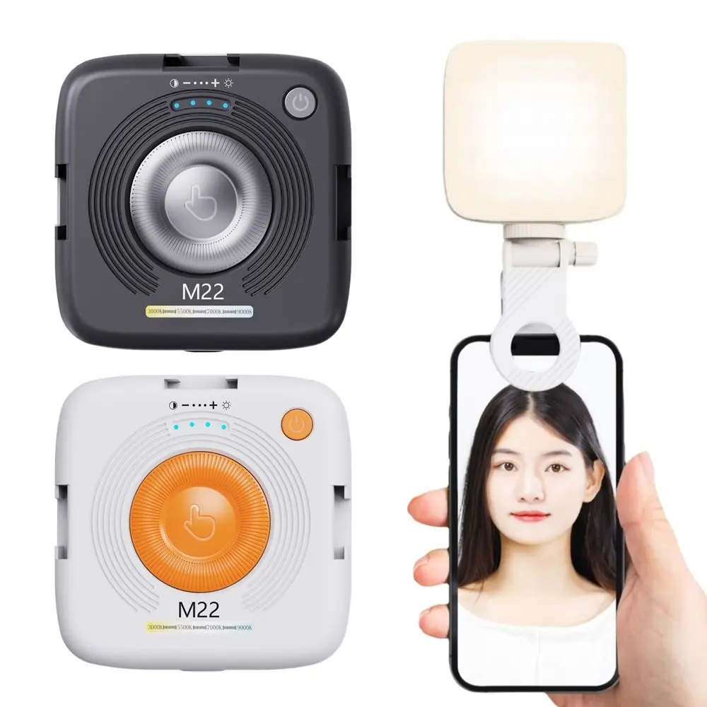 ​ Portátil universal bolso telefone luz de preenchimento ajustável recarregável led selfie luz com clipe selfie lâmpada fotografia
