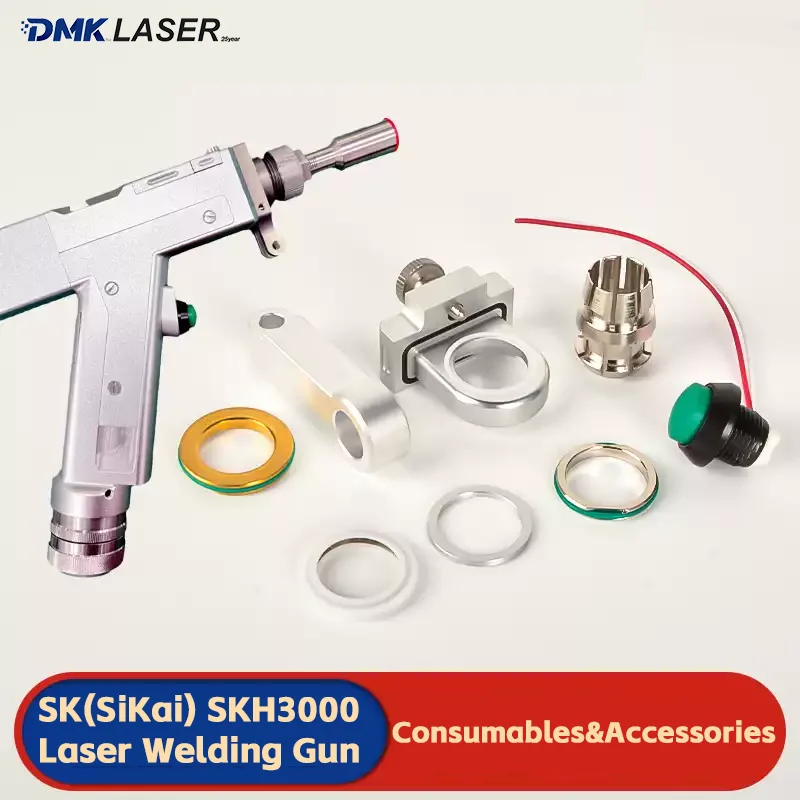 SK Laser Welding Consumables SIKAI SKH2000 SKH3000 SKS2000 Laser Weld Gun Accessories Lens Drawer Focus Lens Press Ring Chuck