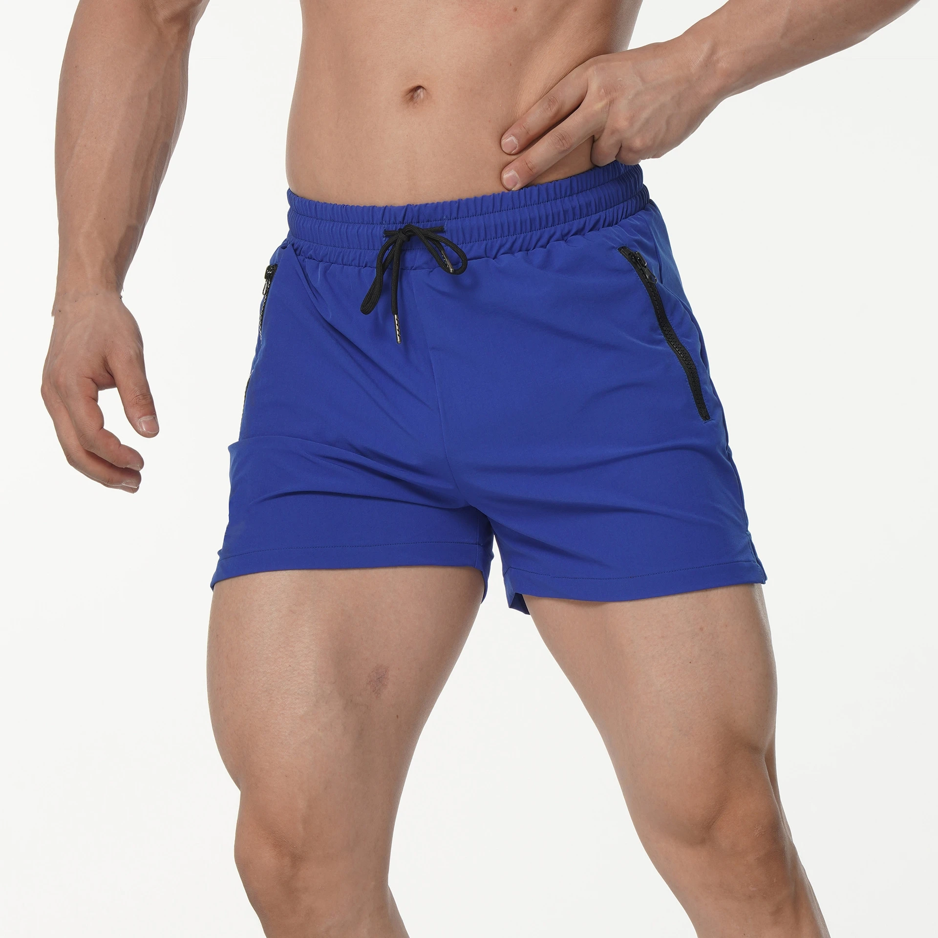 New men's beach shorts, breathable, quick-drying, suitable for swimming, sports, casual wear, fitness, with inner lining and box