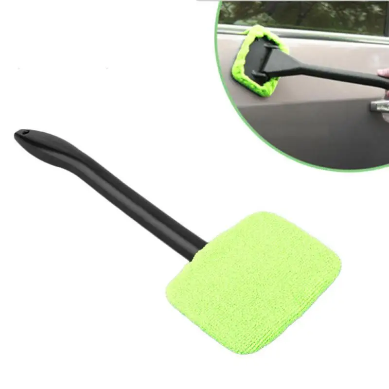 1~8PCS Windshield Cleaner Multipurpose Microfiber Wipe Car Supplies Green Windshield Easy Cleaner Tool Handheld