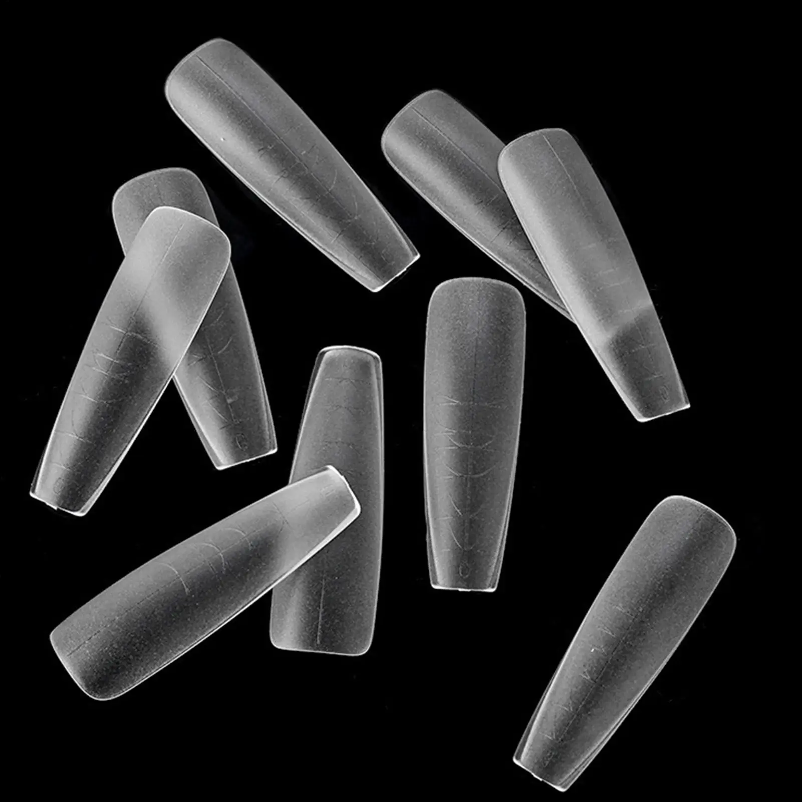 240개 연장 네일 폼 아크릴 네일 탑 폼 클리어 풀 커버 네일 연장 탑 폼 아크릴 네일 팁 매니큐어 도구