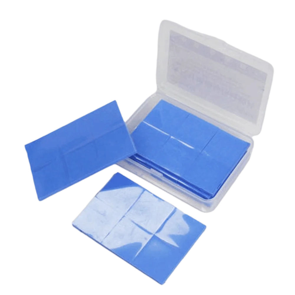 

50PCS 30mm*30mm*1.5mm Heat Resistant Thermal Pad 4W/mK High Thermal Conductivity Blue Laptop Heatsink Thermal Pad