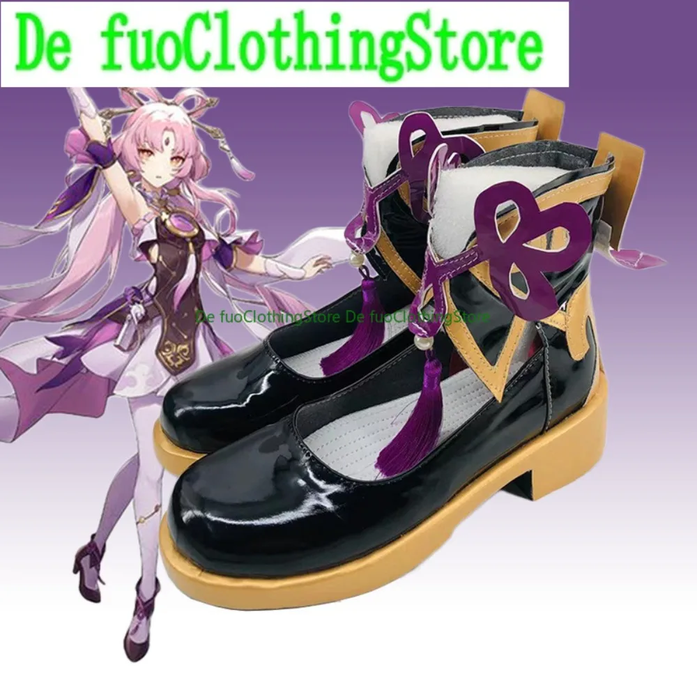 

DefuoClothing Honkai Star Rail Fu Xuan Cosplay Shoes Anime Game Role-playing Shoes And Boots Halloween Party