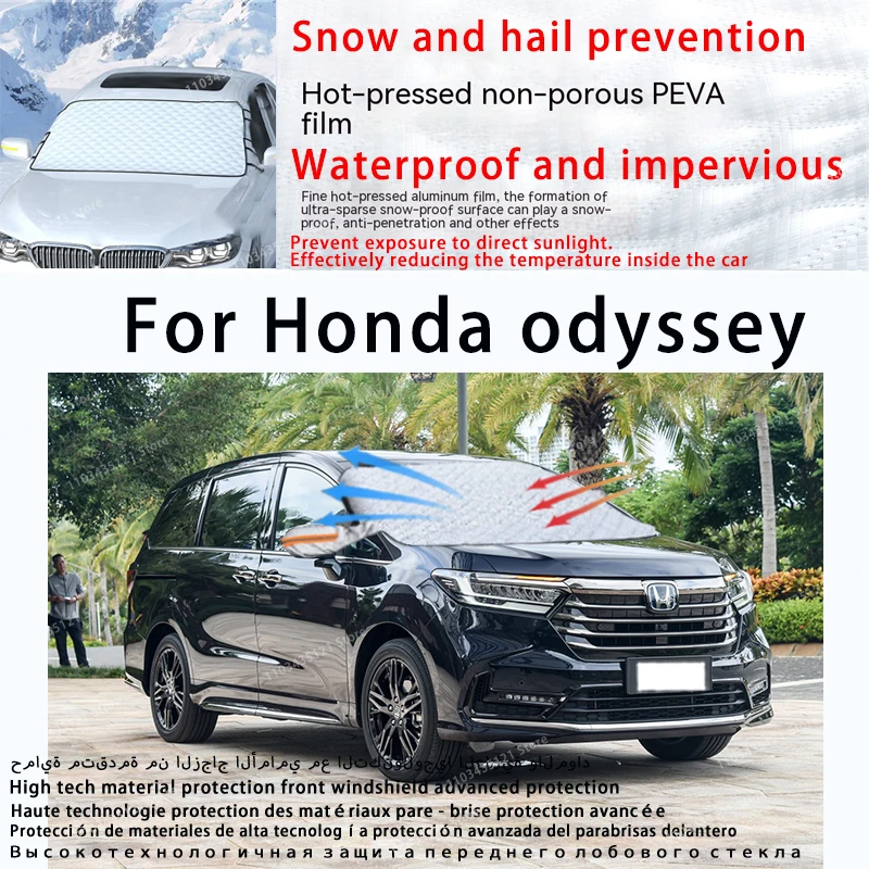 

For Honda odyssey the front windshield of a car is shielded from sunlight, snow, and hail auto tools car accessories