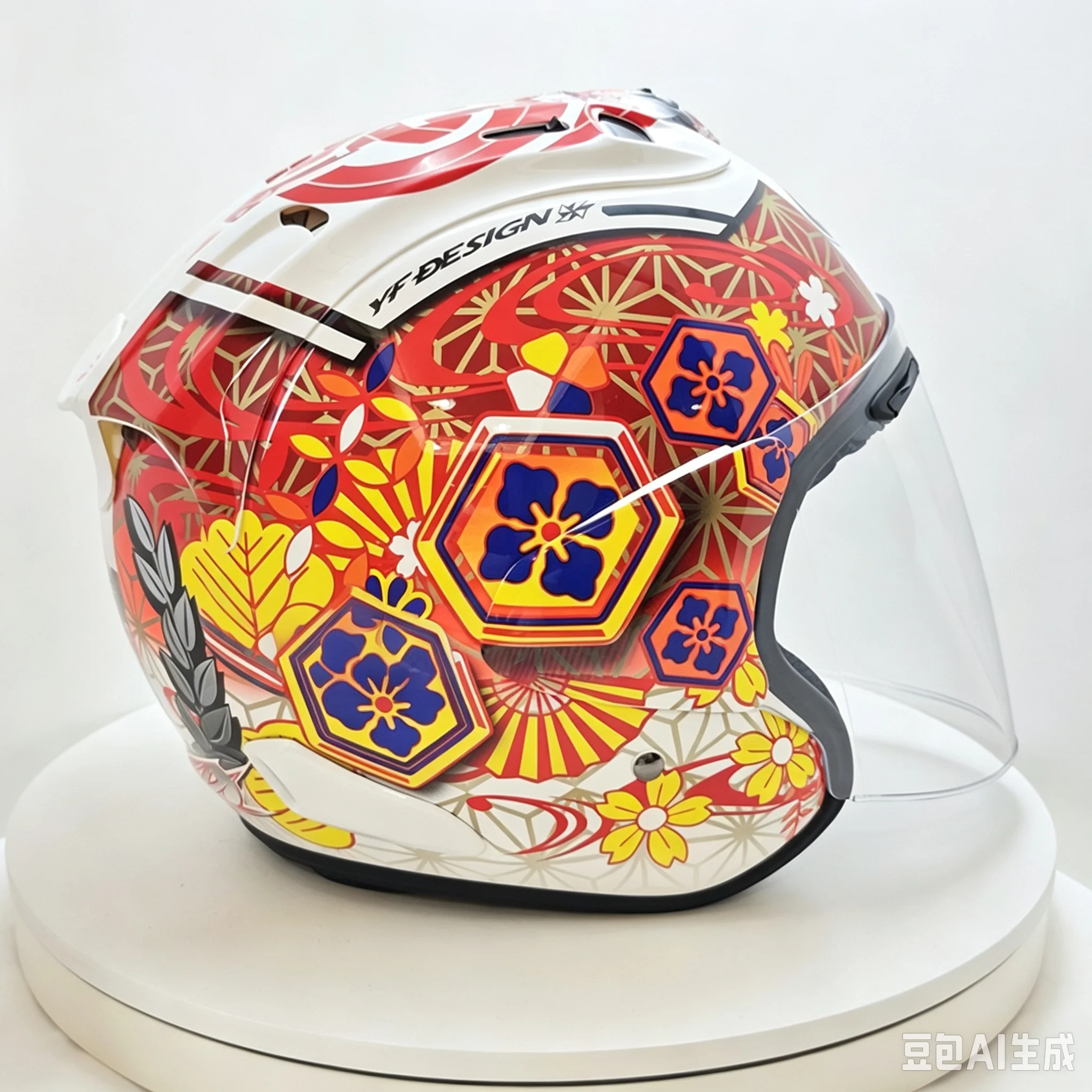 Open Face Helmet VZ RAM NAKAGAMI GP3 3/4 Helmet Off Road Racing Motocross Motorcycle Helmet