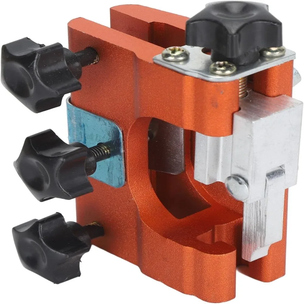 Durable Alloy Chain Saw Sharpener Orange Universal Fit Hand Crank Sharpener Portable Household Hardware Tool