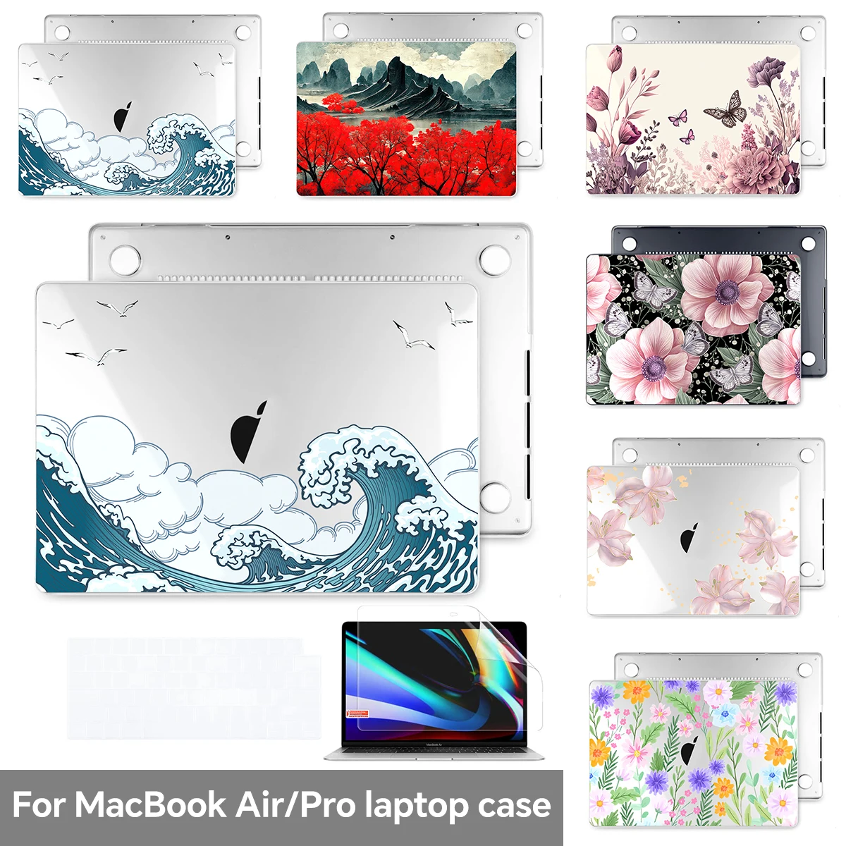 Laptop Case For Macbook Air 13 15 M2 A2681 A2941 Touch Bar ID Pro 14 A2442 A2779 2023 Mac 13 14 15 16 inch A2991 Cover Funda