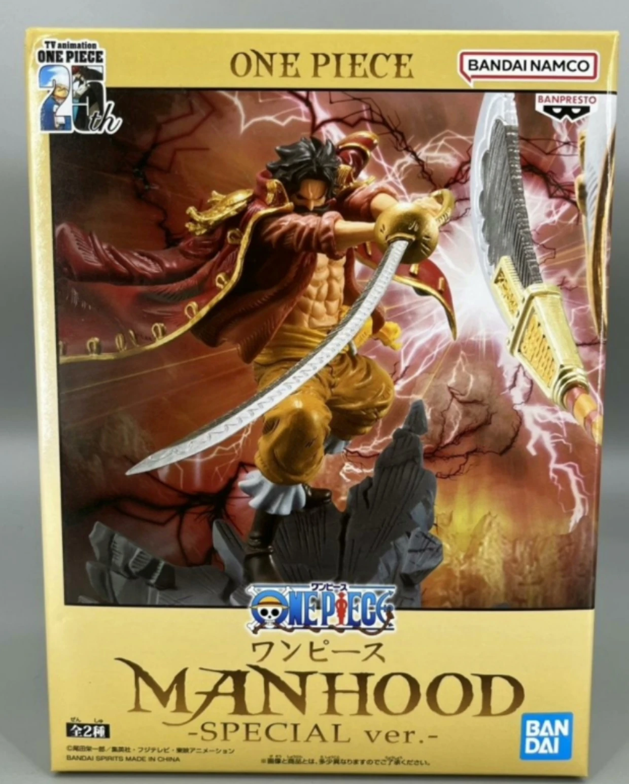In Stock BANDAI Banpresto Original Figura-One Piece MANHOOD